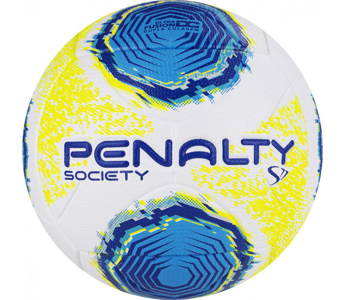 Мяч футбольный "PENALTY BOLA SOCIETY S11 R2 XXII", р.5, бело-жёлто-голубой